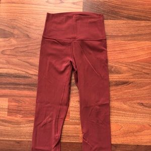 Light Pink/Red (Chia) Lululemon Align Leggings!